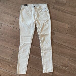 NWT Gap Always Skinny Cream Corduroy Pants